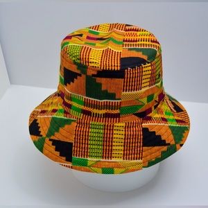 Bucket Hat African Kente Print Bucket Hat Unisex Women Men Modcloth Bucket Hat